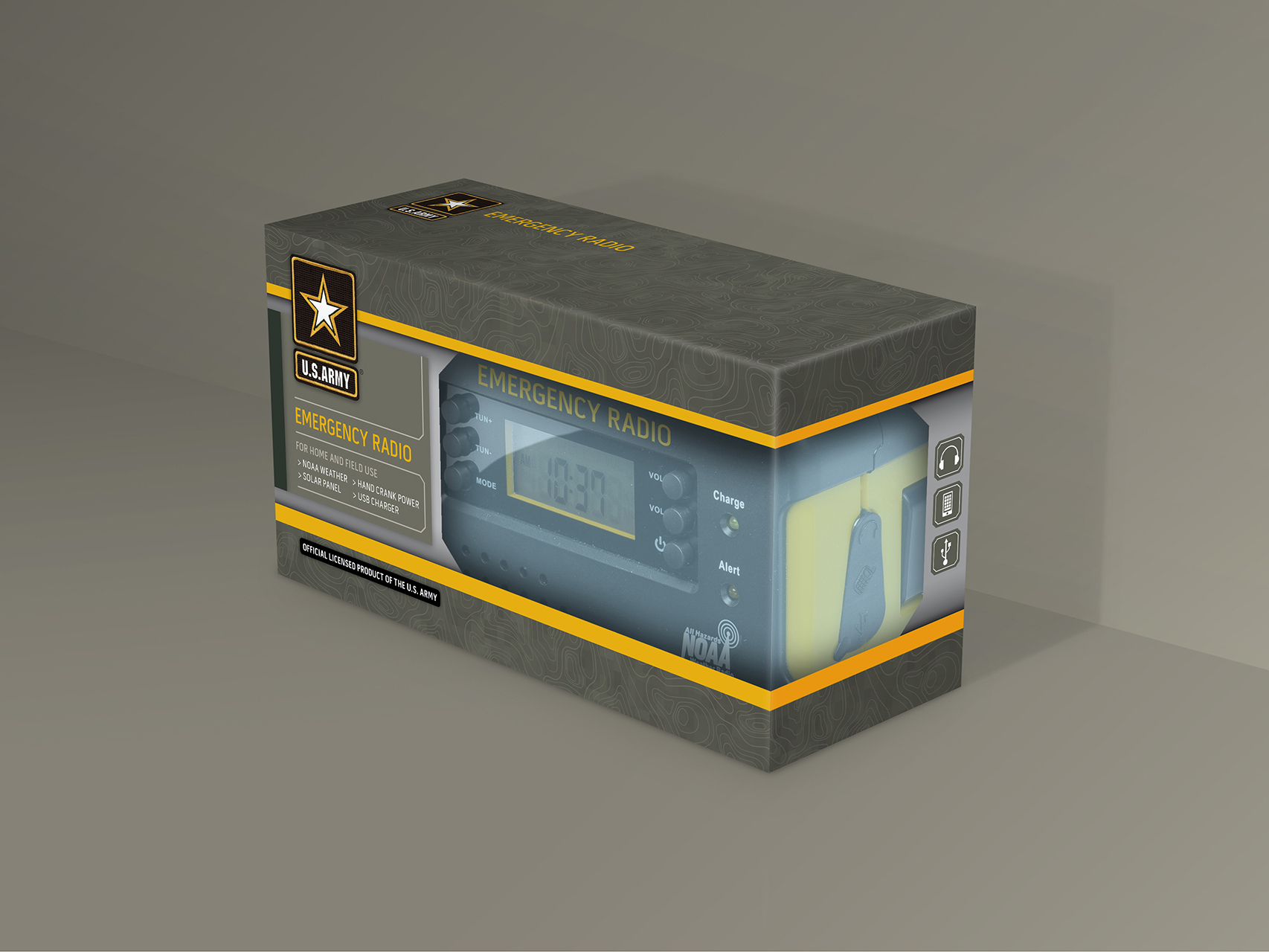 U.S. Army Emergency Radio Packaging