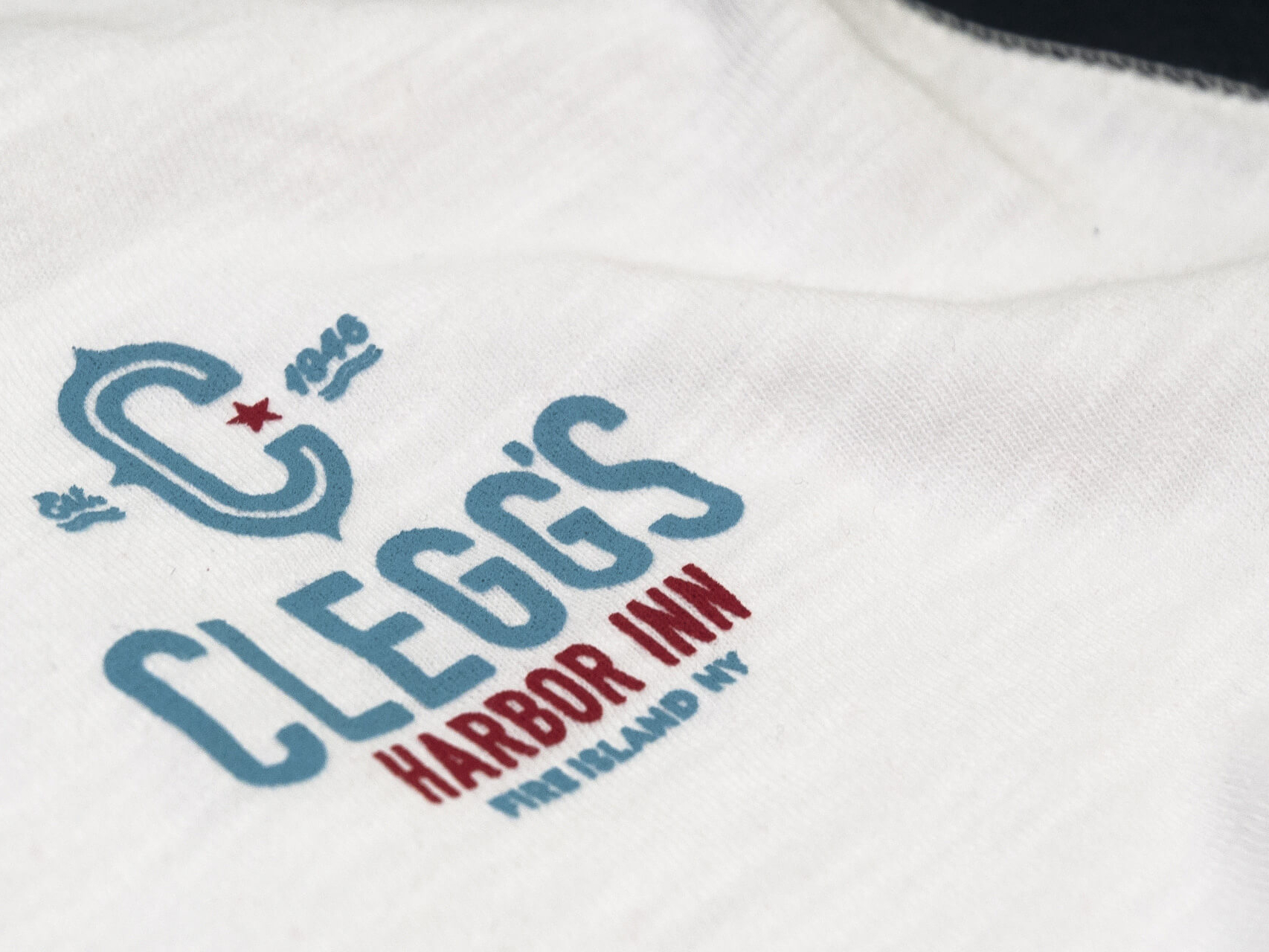 Clegg's Harbor Inn Logo on Shirt