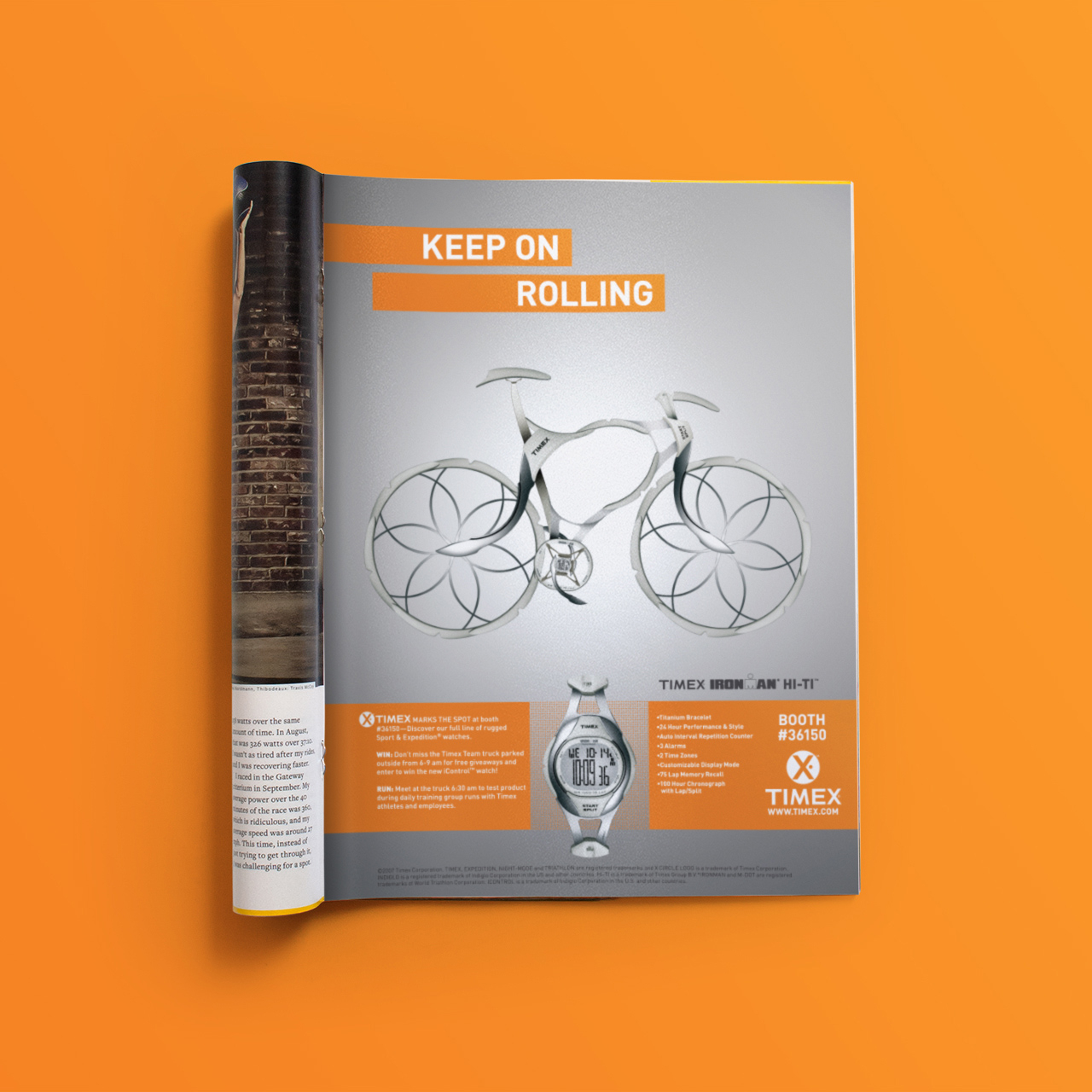 Timex Keep On Rolling Ad